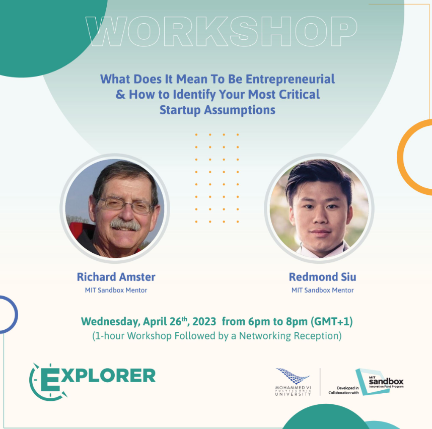 Workshop: Entrepreneurial Mindset & Assumptions Framework